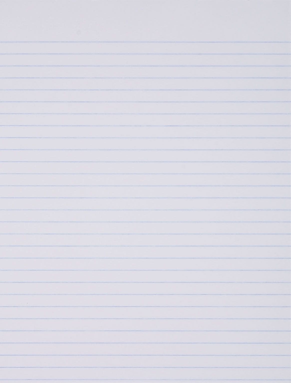 Ampad Glue Top Ruled Pads, Wide Rule, Letter Size, White, 50-Sheet Pads/Pack, Dozen