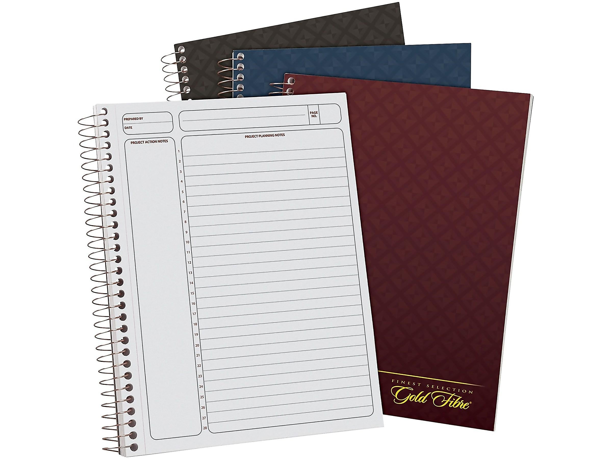 Ampad Gold Fiber 1-Subject Professional Notebooks, 7.25