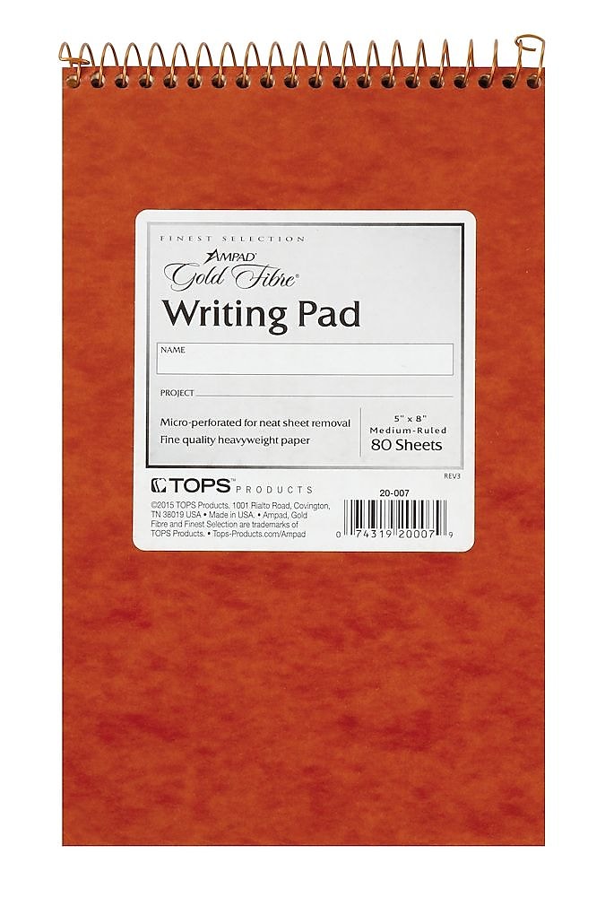 Ampad Gold Fibre Notepad, 5