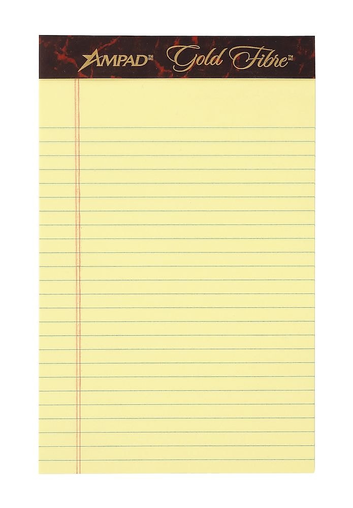 Ampad Gold Fibre Notepads, 5