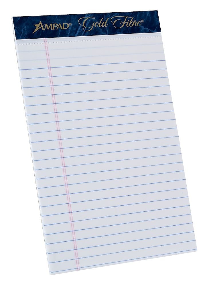 Ampad Gold Fibre Notepads, 5