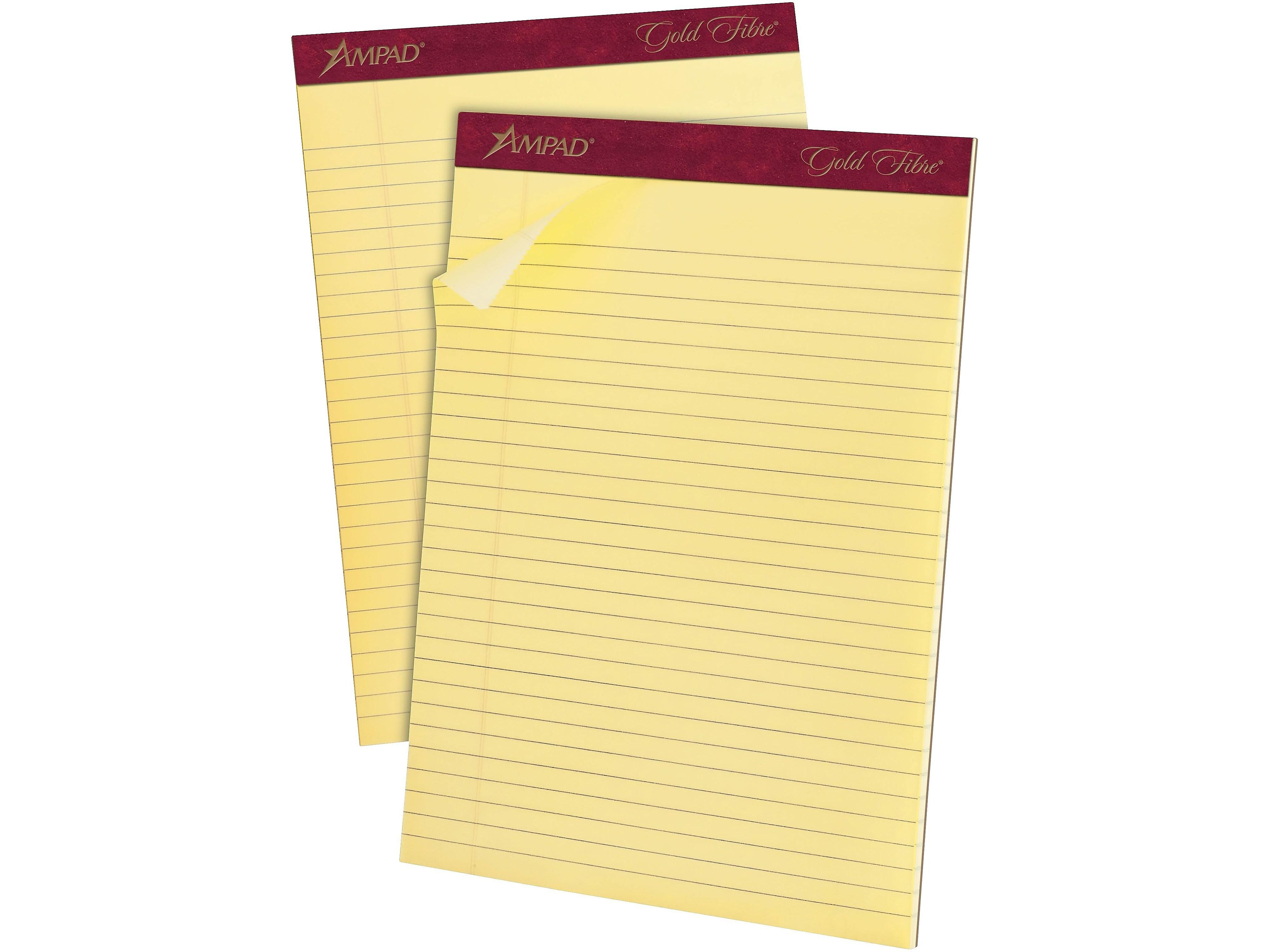 Ampad Gold Fibre Notepads, 8.5
