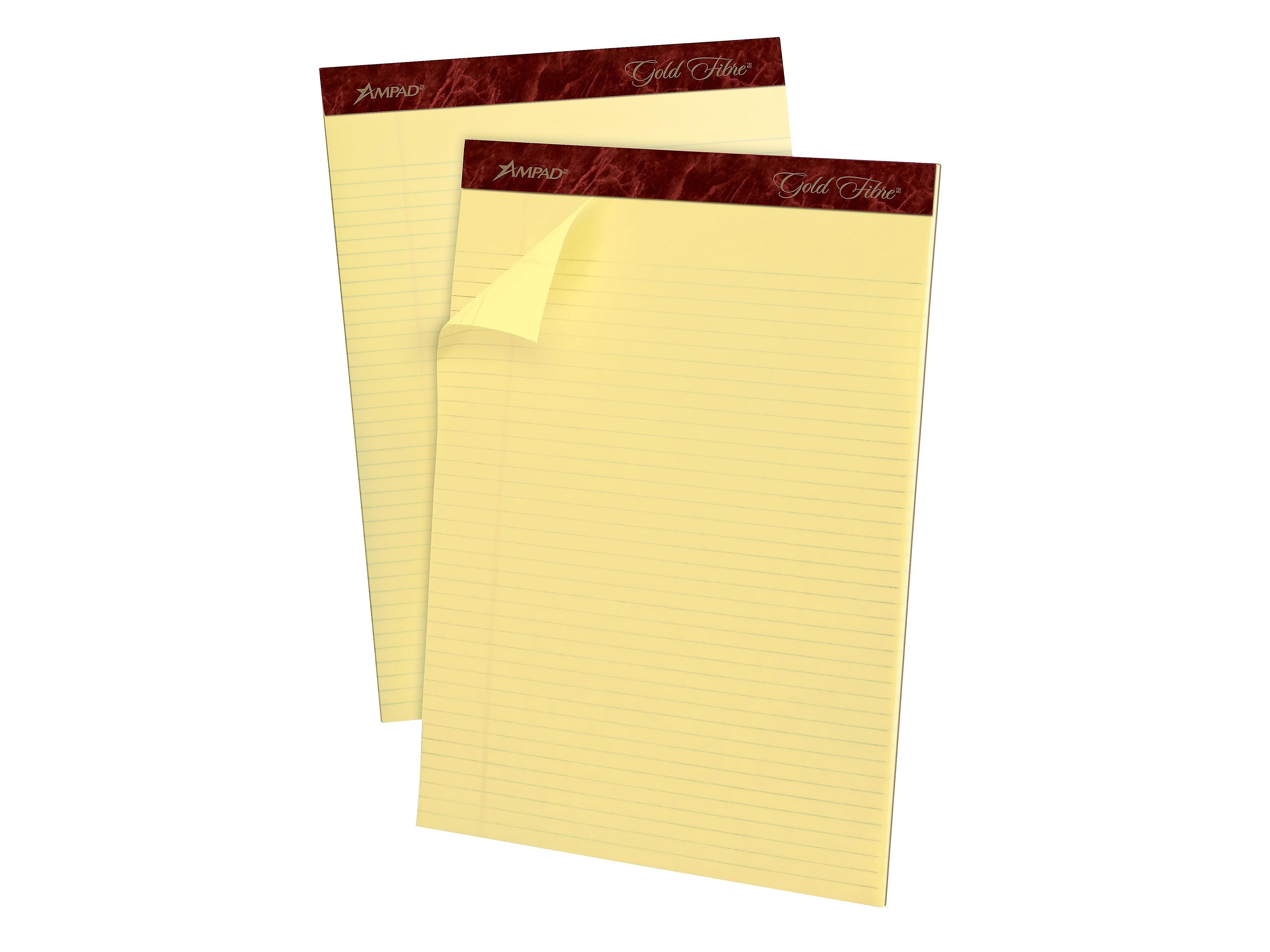 Ampad Gold Fibre Notepads, 8.5