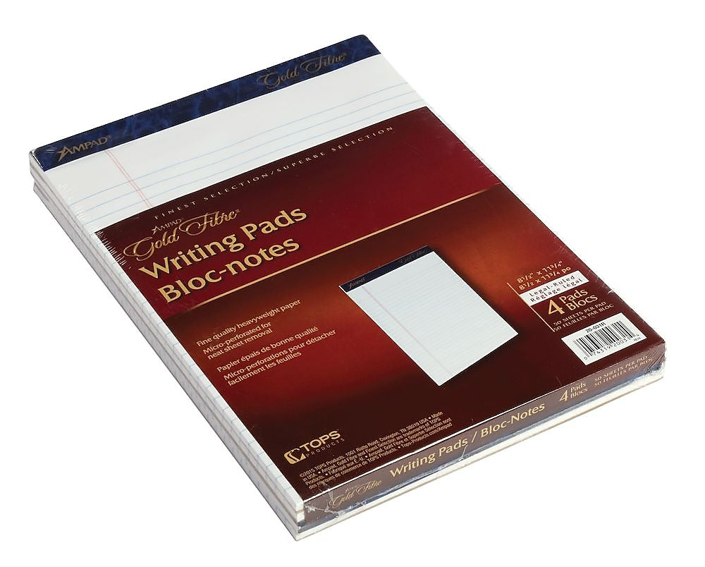 Ampad Gold Fibre Notepads, 8.5