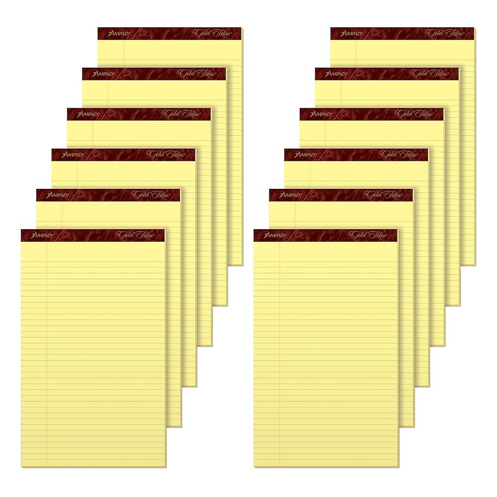 Ampad Gold Fibre Notepads, 8.5