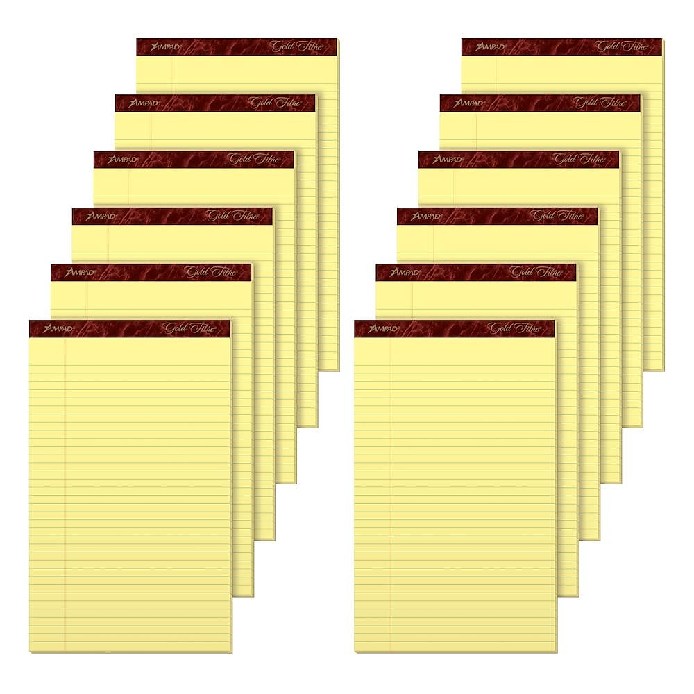 Ampad Gold Fibre Notepads, 8.5