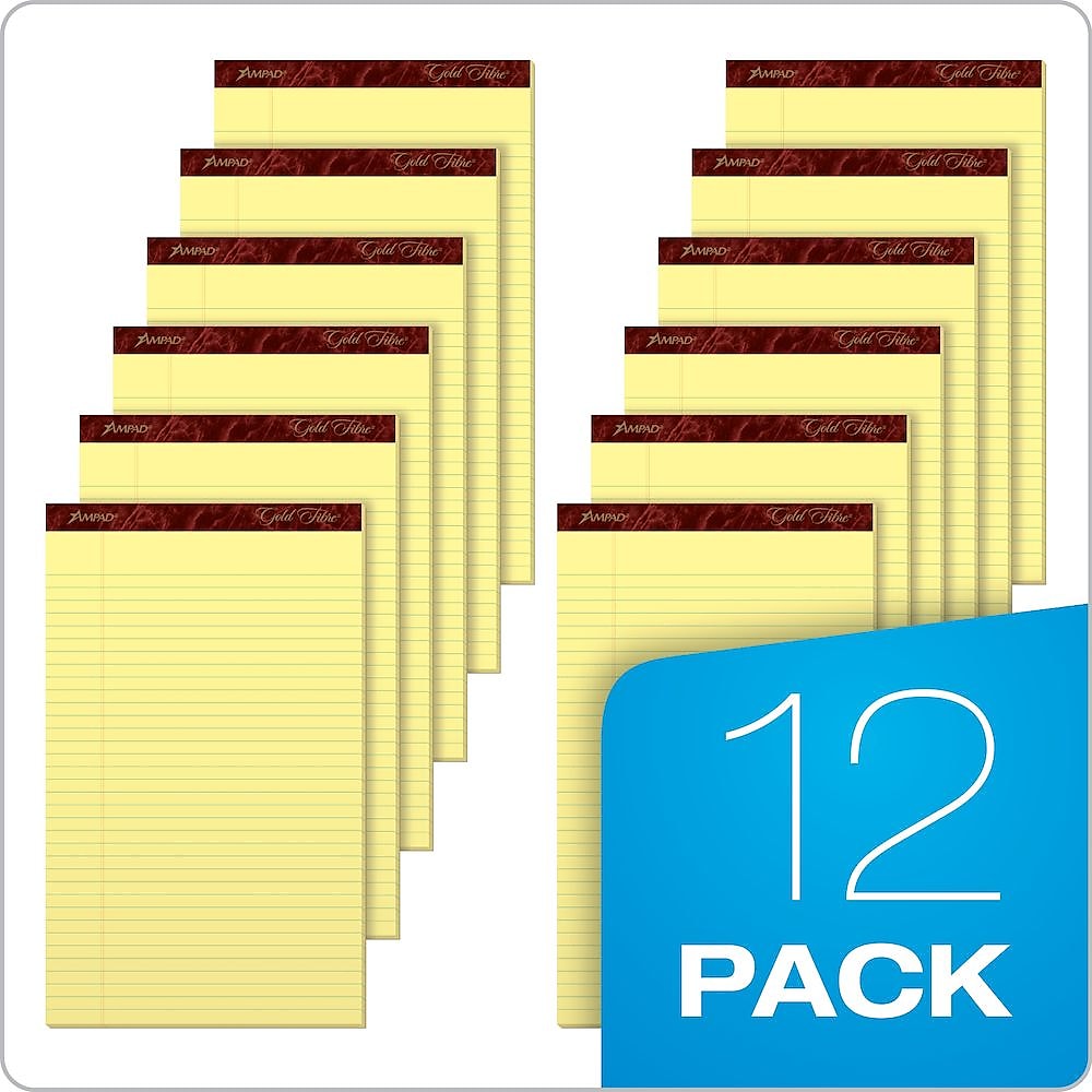 Ampad Gold Fibre Notepads, 8.5