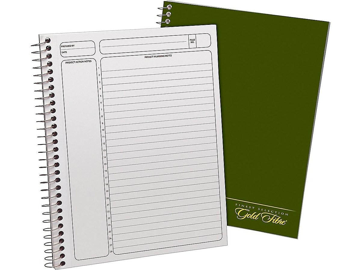 Ampad Gold Fibre Subject Notebooks, 7.25