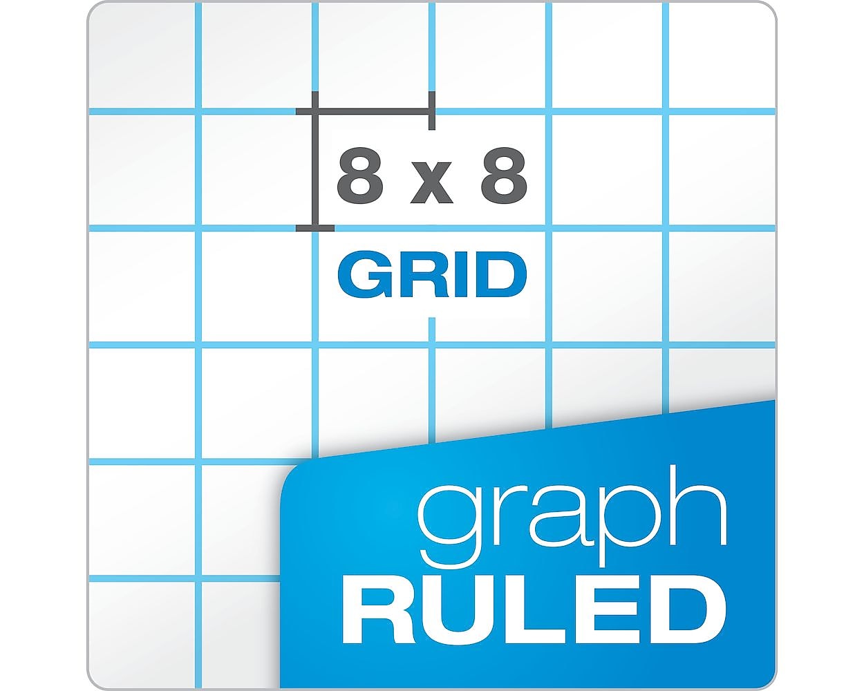 Ampad Graph Writing Pad 8-1/2x11