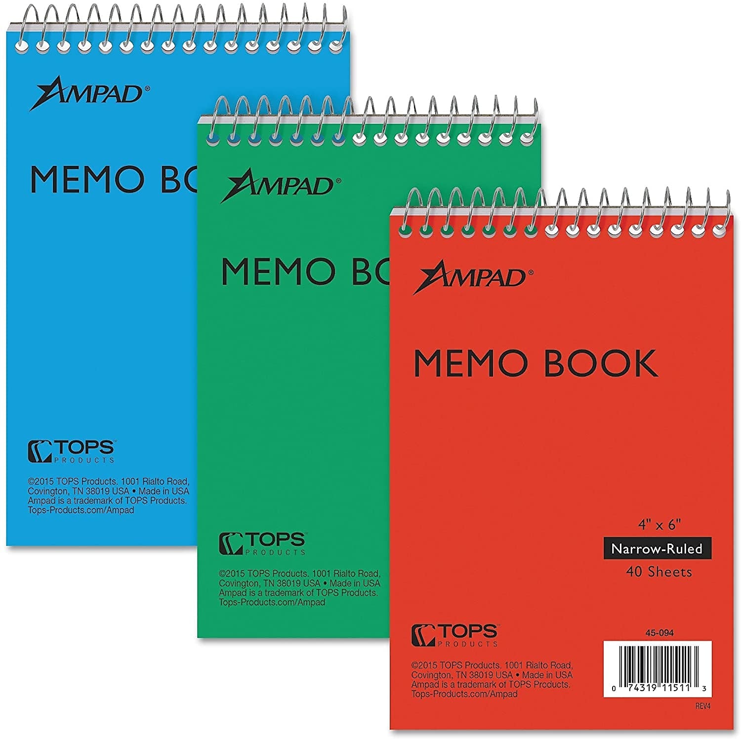 Ampad Memo Books, 4