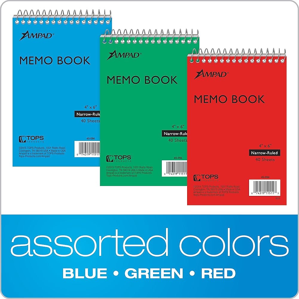Ampad Memo Books, 4
