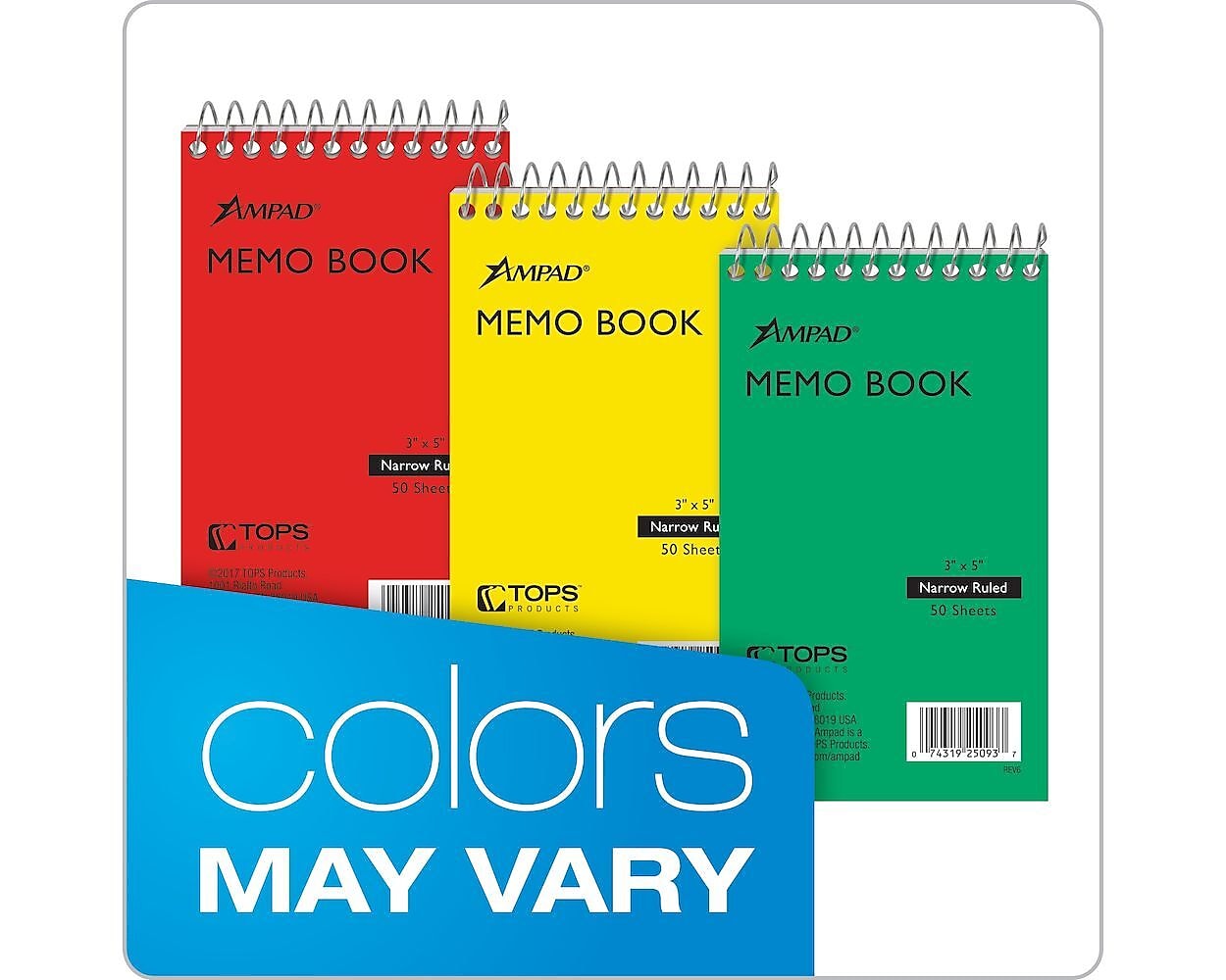Ampad Memo Pads, 3