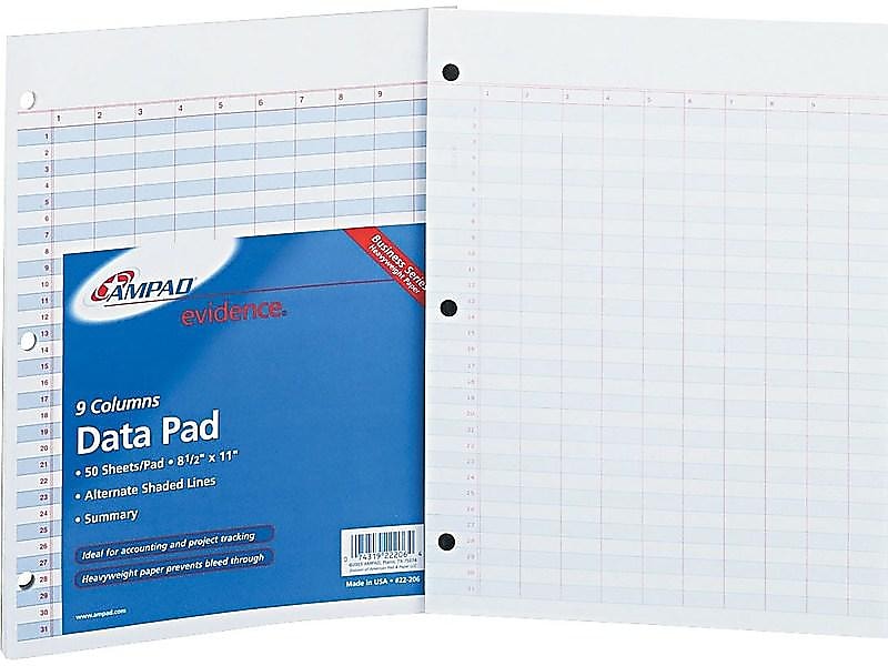 Ampad Notepad, 8.5