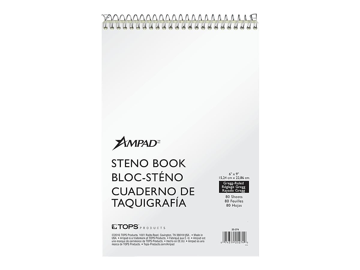 Ampad Steno Pad, 6