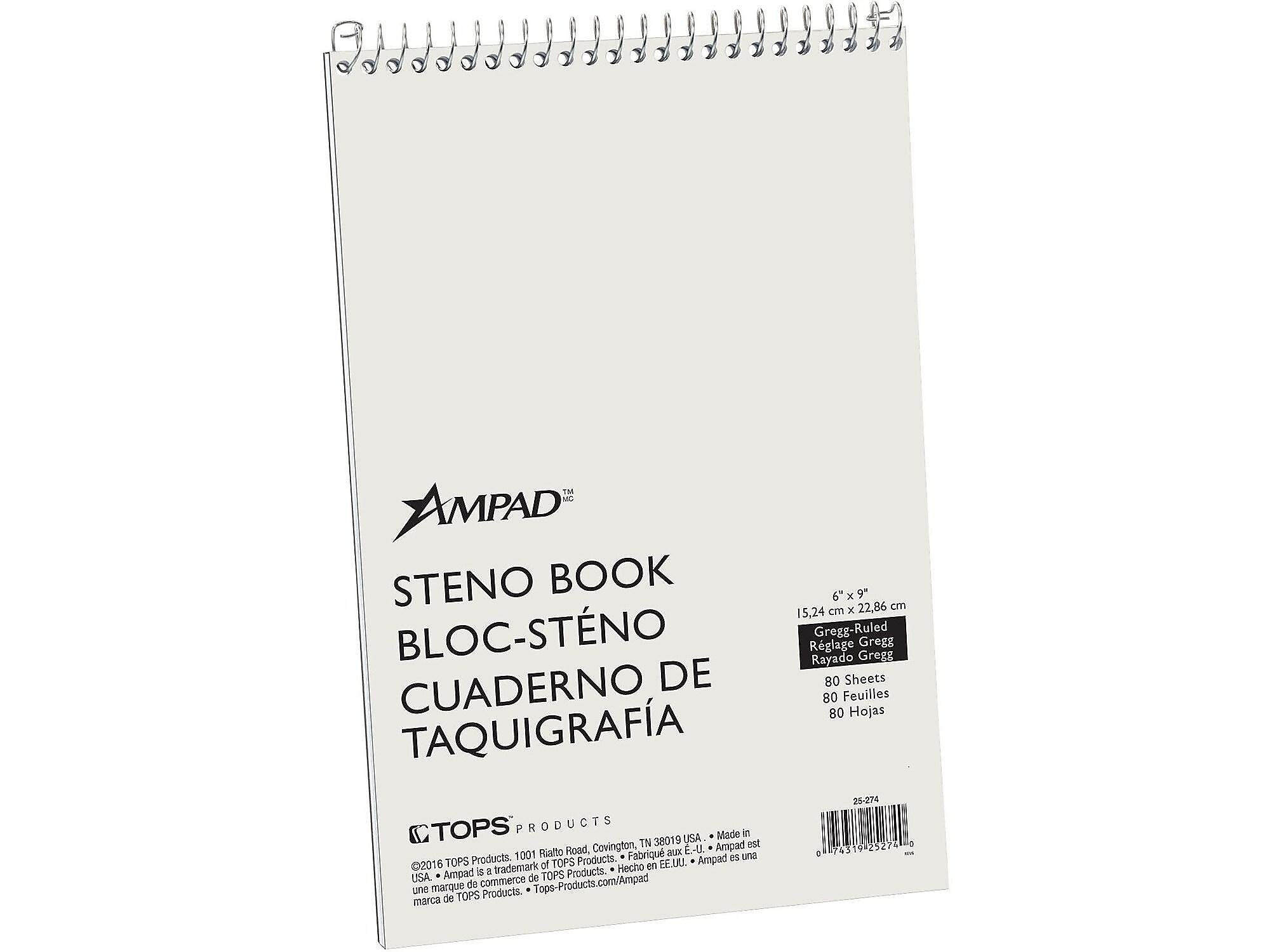 Ampad Steno Pad, 6
