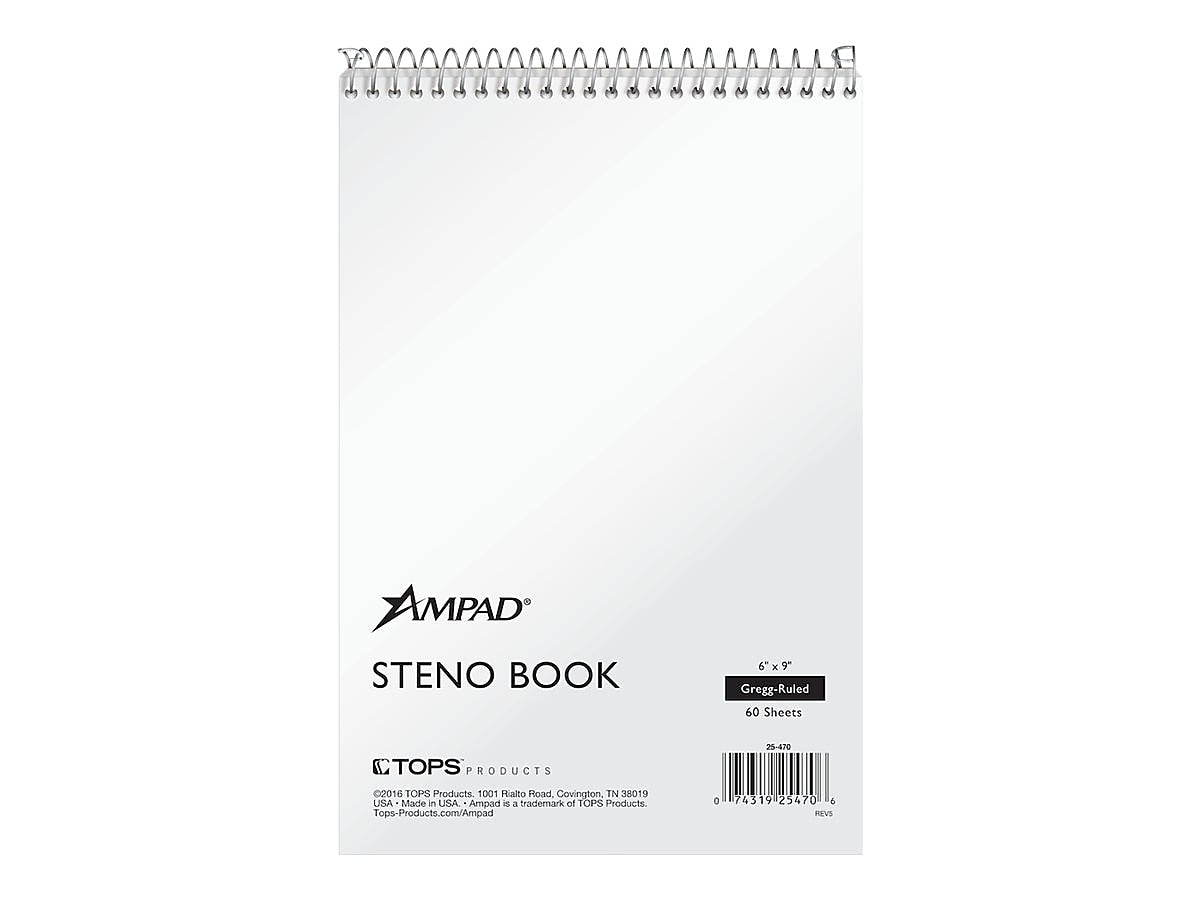 Ampad Steno Pad, 6