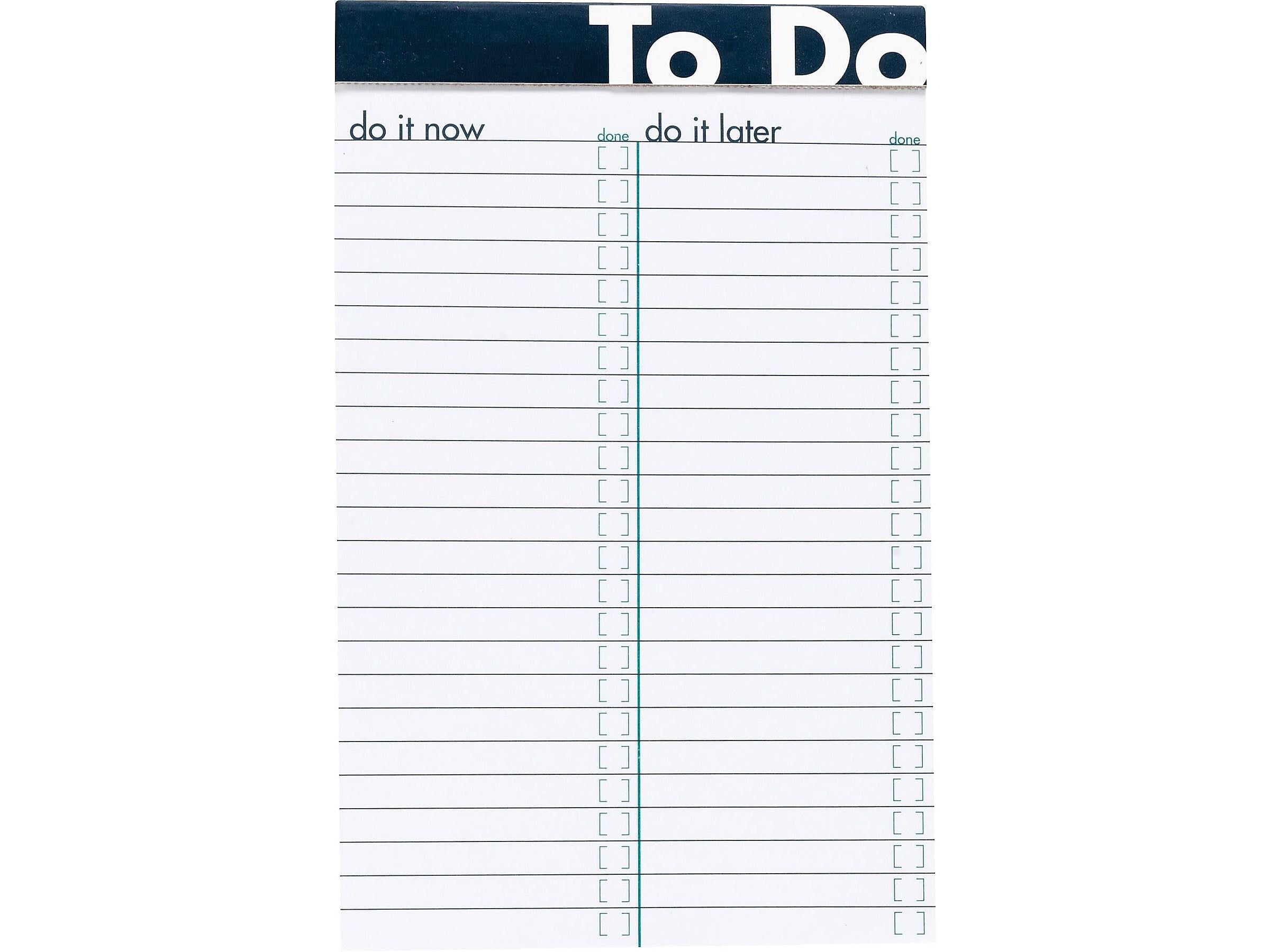 Ampad To-Do Notepad, 5