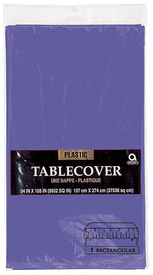 Amscan Plastic Tablecover, 54