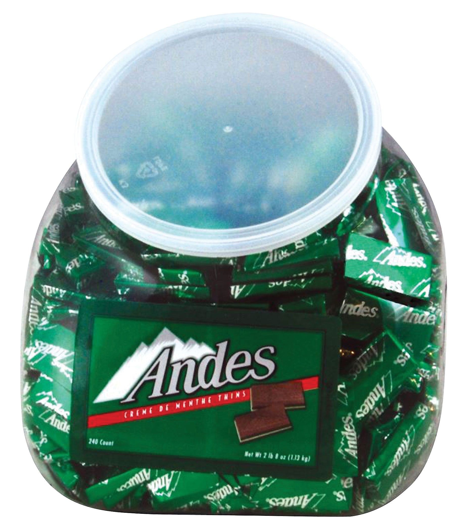 Andes Creme de Menthe Thins, 240 Pieces/Tub
