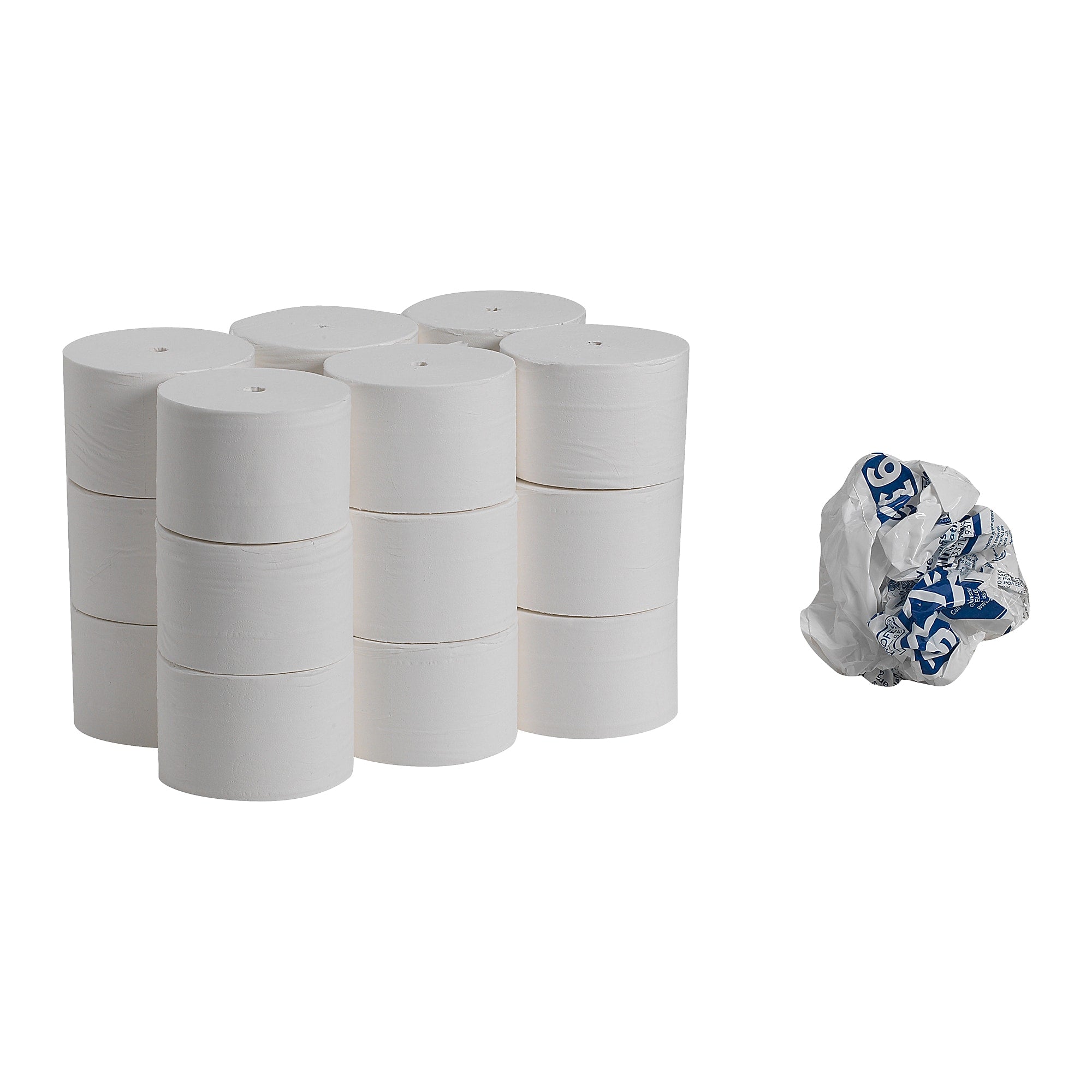 Angel Soft Professional Series Compact 2-Ply Coreless Toilet Paper, White, 1125 Sheets/Roll, 18 Rolls/Carton