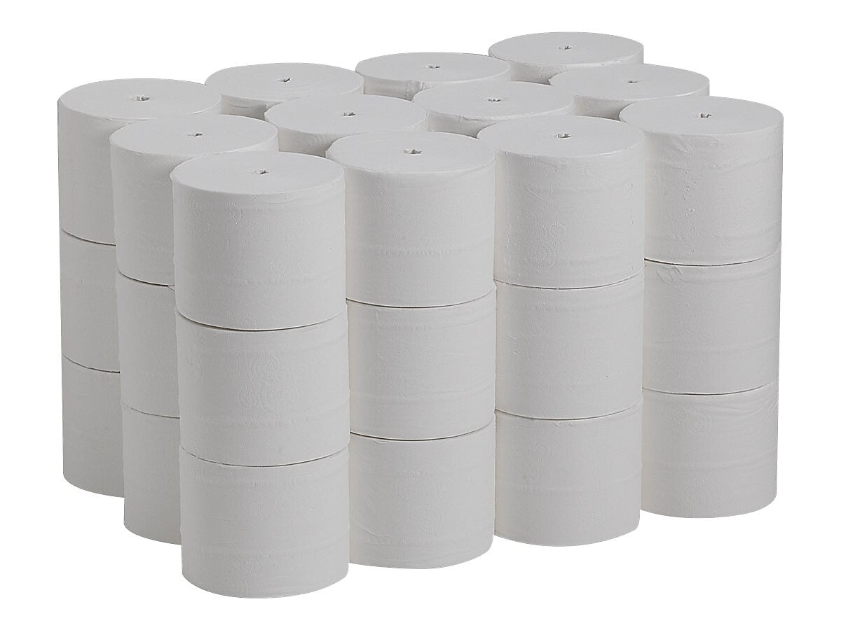 Angel Soft Professional Series Compact Coreless Toilet Paper, 2-Ply, White, 750 Sheets/Roll, 36 Rolls/Carton