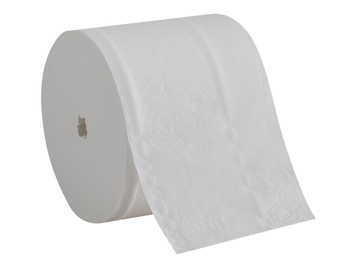 Angel Soft Professional Series Compact Coreless Toilet Paper, 2-Ply, White, 750 Sheets/Roll, 36 Rolls/Carton