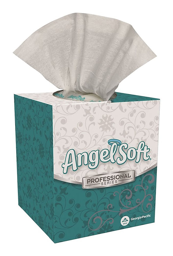 Angel Soft Professional Series Facial Tissue, 2-ply, 96 Tissues/Box