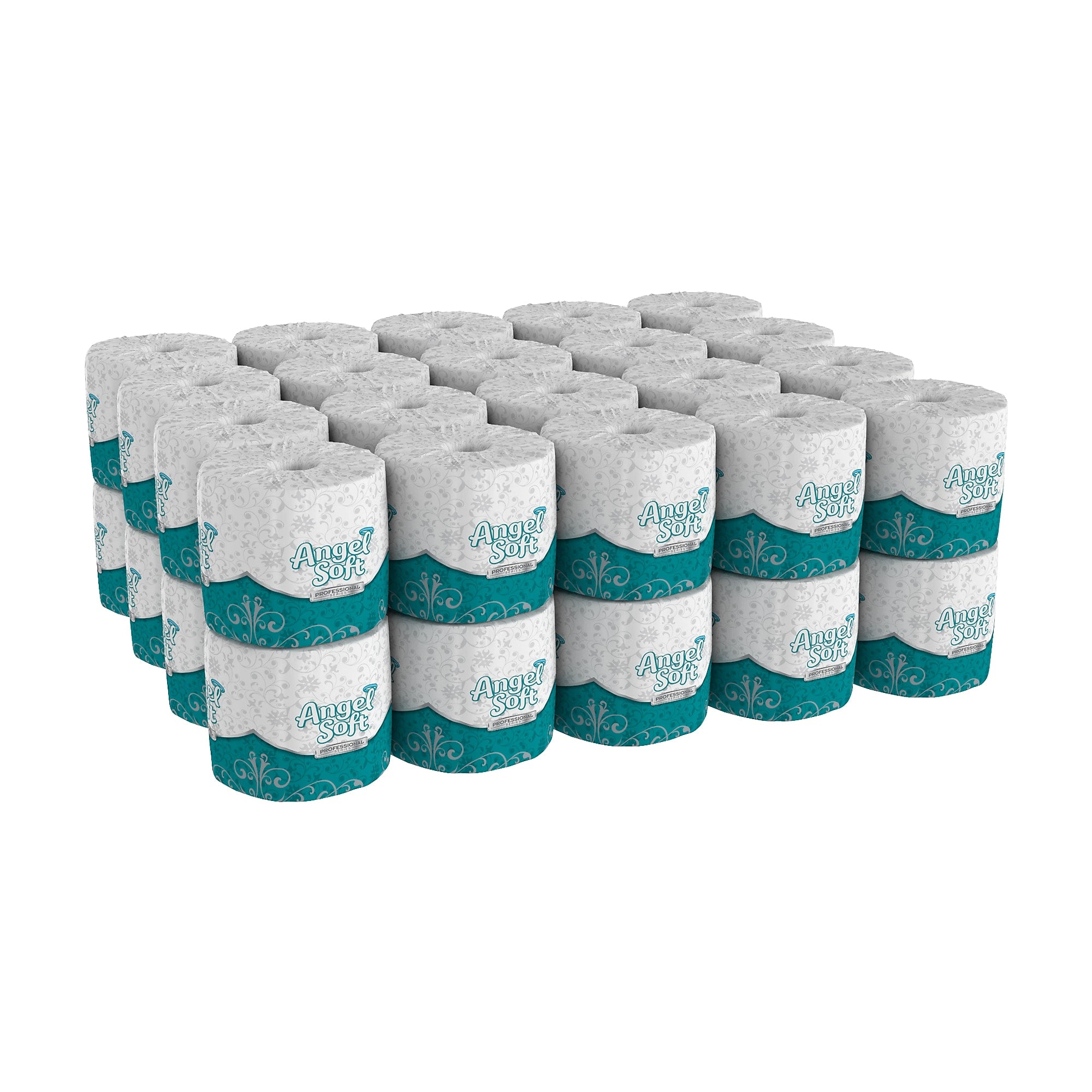 Angel Soft Professional Series Standard Toilet Paper, 2-Ply, White, 450 Sheets/Roll, 40 Rolls/Carton