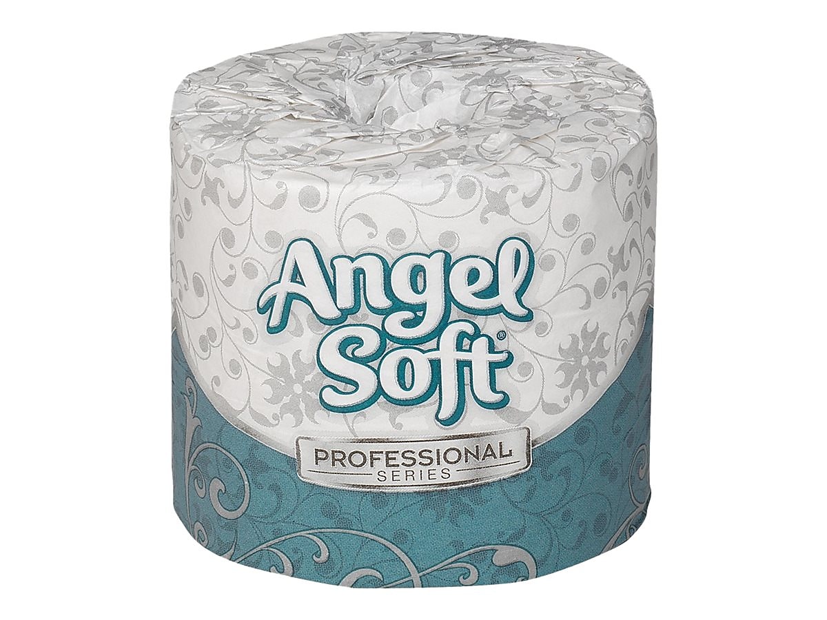 Angel Soft Professional Series Standard Toilet Paper, 2-Ply, White, 450 Sheets/Roll, 80 Rolls/Carton