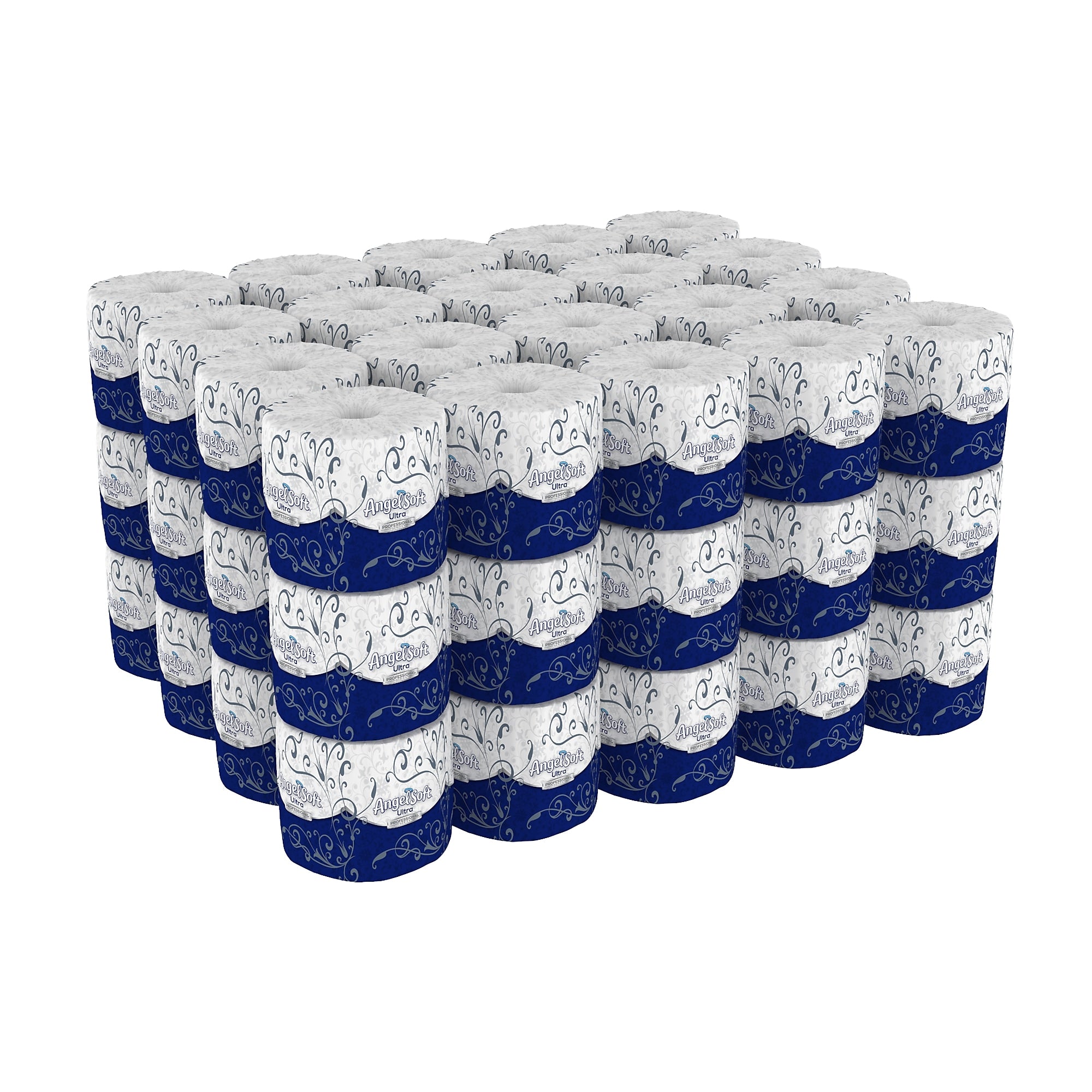 Angel Soft Ultra Professional Series 2-Ply Standard Toilet Paper, White, 400 Sheets/Roll, 60 Rolls/Carton