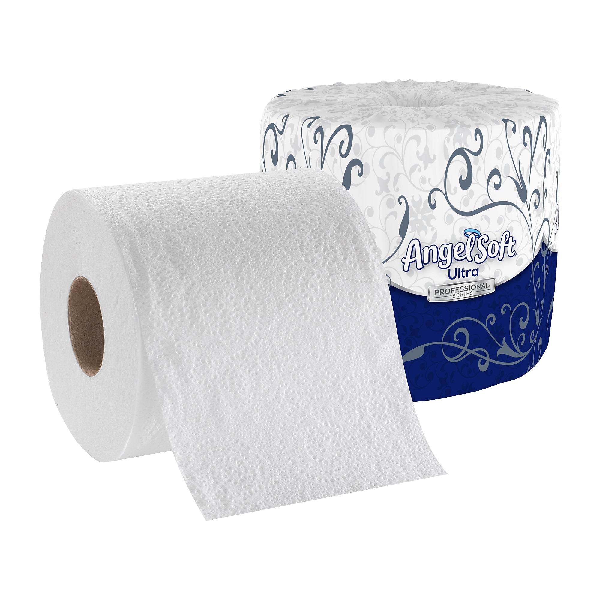 Angel Soft Ultra Professional Series 2-Ply Standard Toilet Paper, White, 400 Sheets/Roll, 60 Rolls/Carton