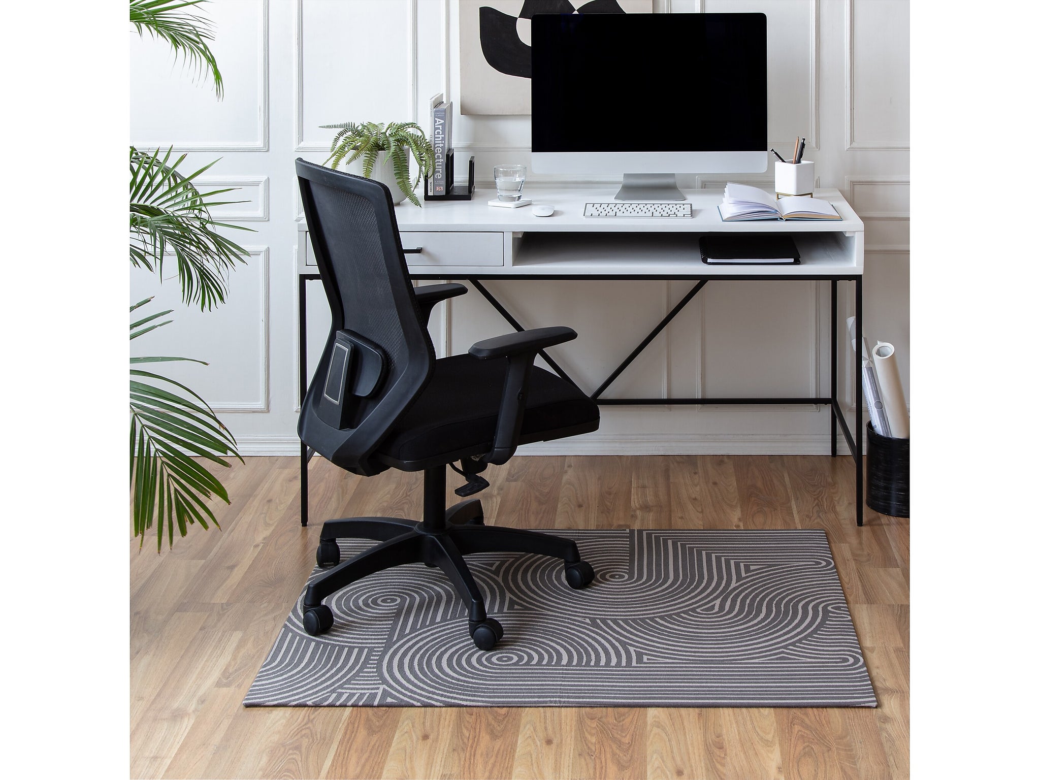 Anji Mountain Rug'd Brixey Carpet & Hard Floor Chair Mat, 36