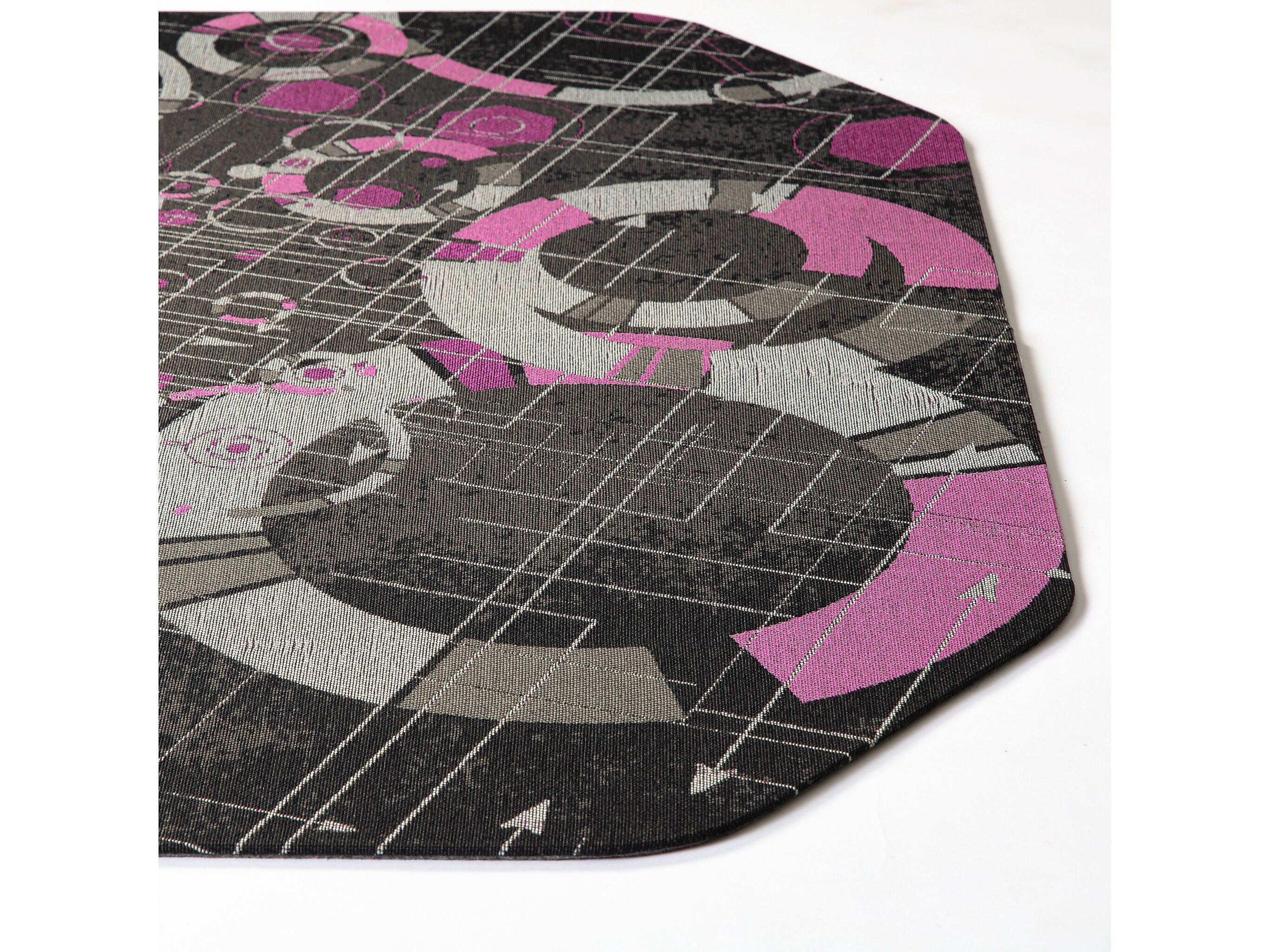 Anji Mountain Rug'd Refracted Carpet & Hard Floor Gaming Chair Mat, 36