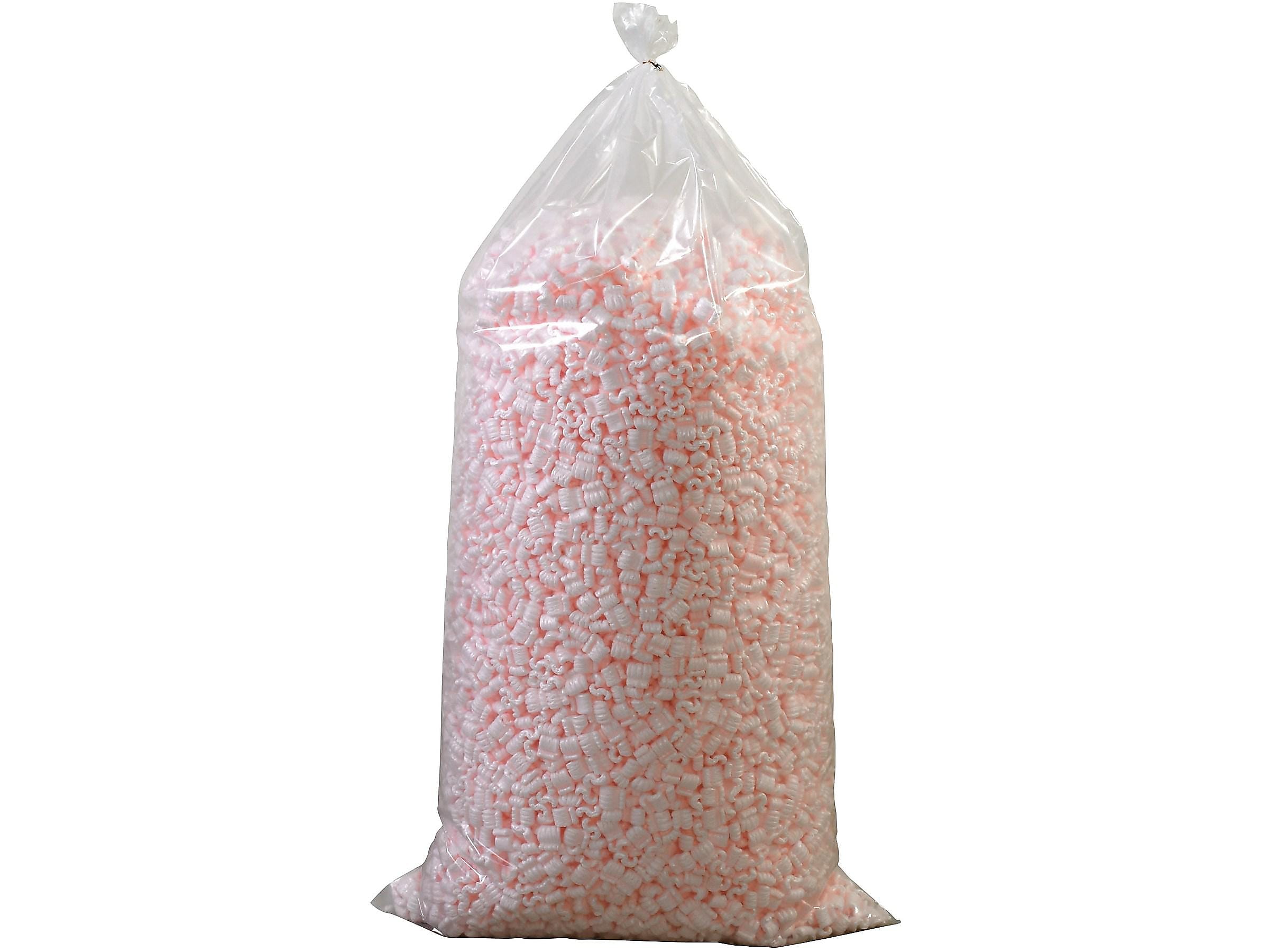 Anti-Static Biodegradable Packing Peanuts, 7 Cubic Ft., Pink