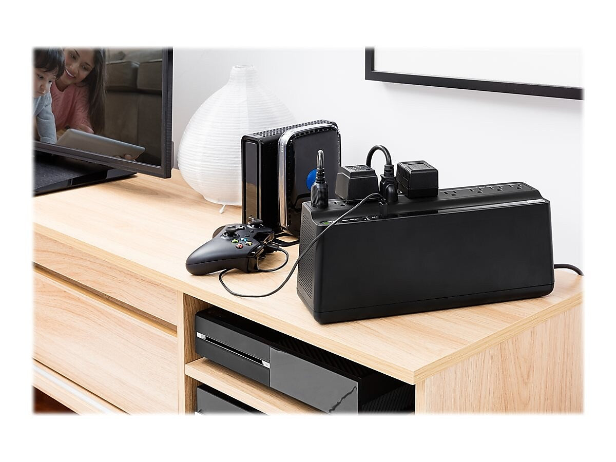 APC Back-UPS 850VA Battery Backup & Surge Protector, 9-Outlets 2 USB