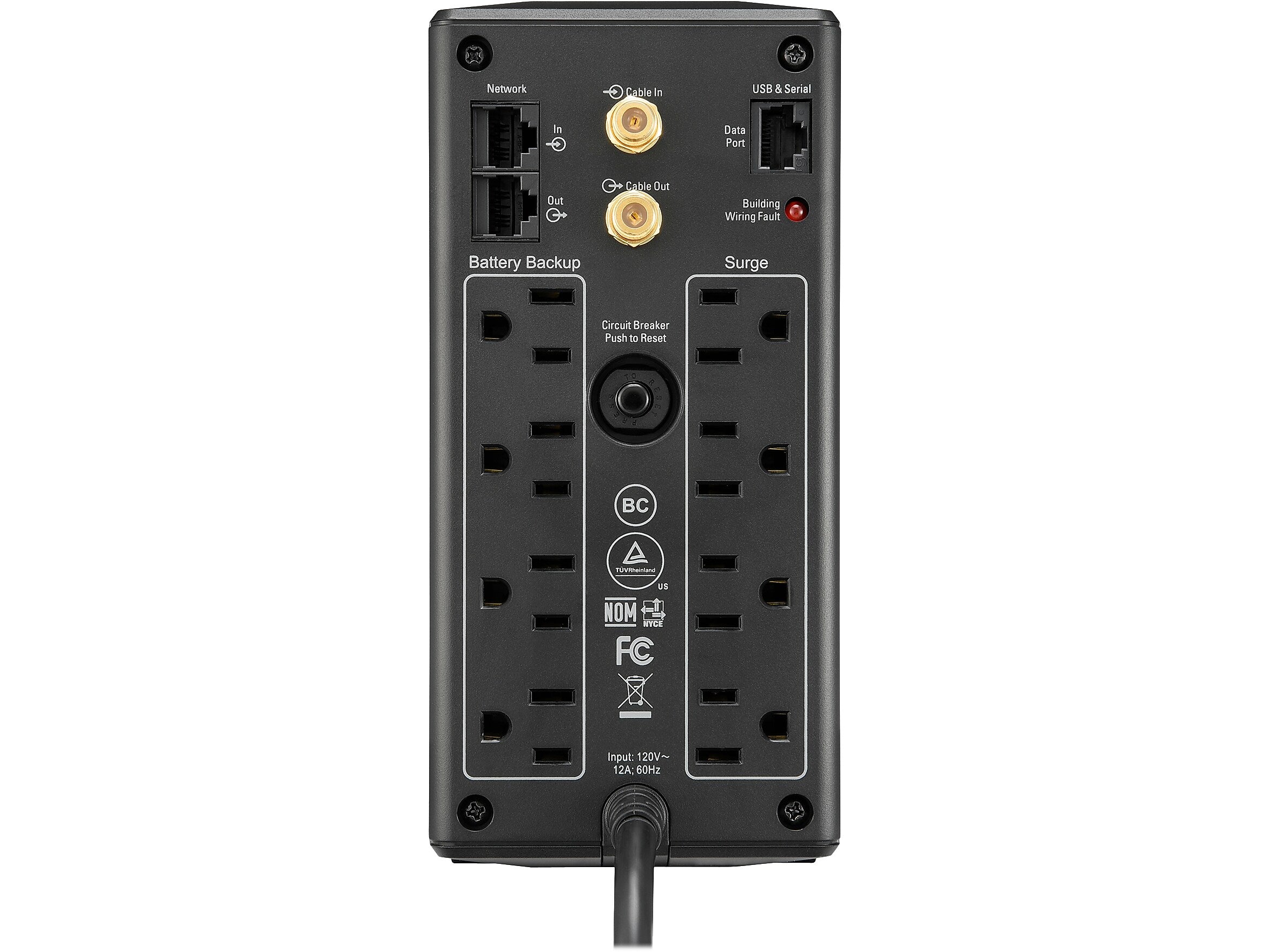 APC Back-UPS Pro 1000 VA Battery Backup, 8-Outlets, Black