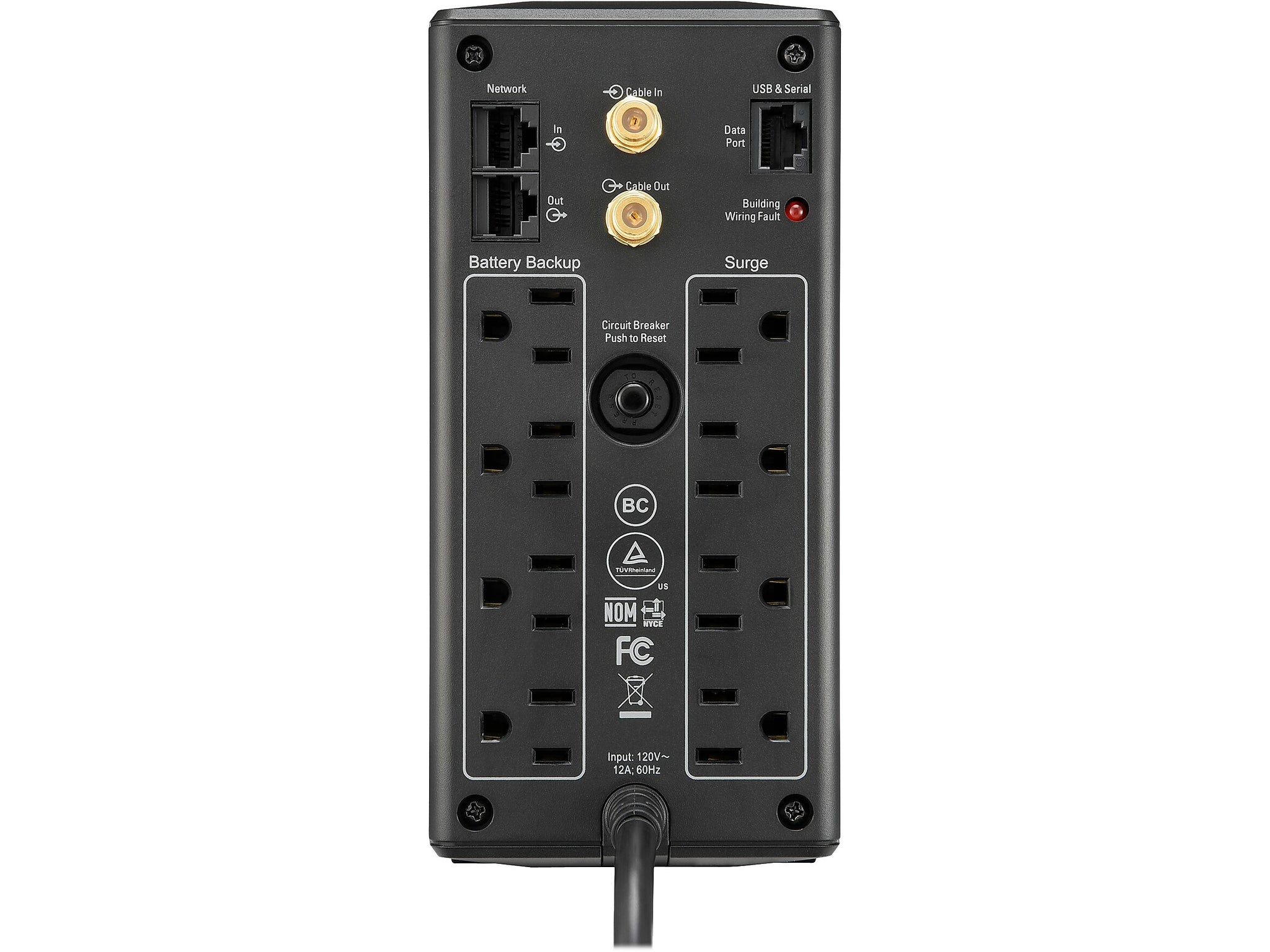 APC Back-UPS Pro 1000 VA Battery Backup, 8-Outlets, Black