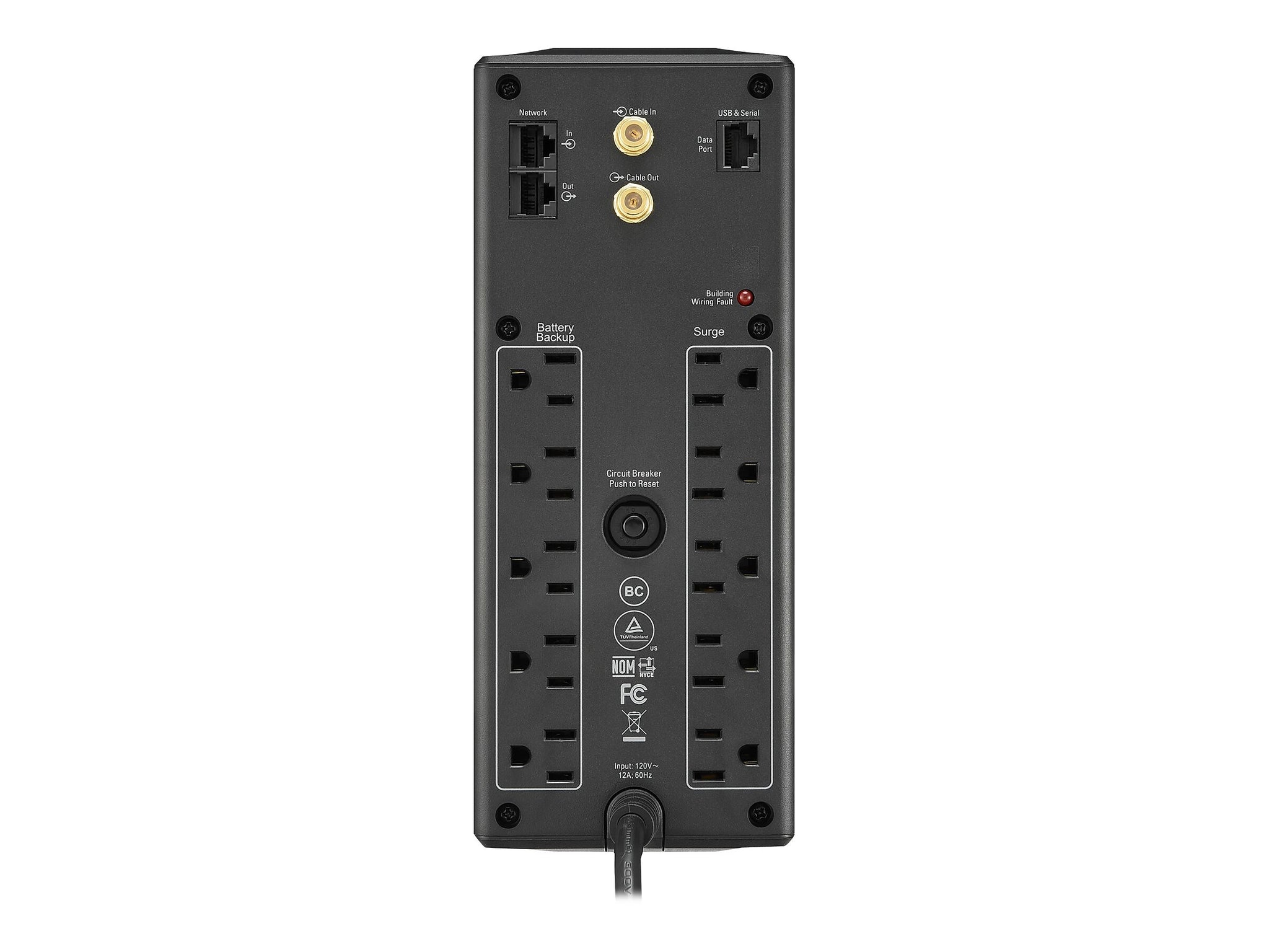 APC Back UPS Pro 1350VA Battery Backup and Surge Protector, 10-Outlets, Black