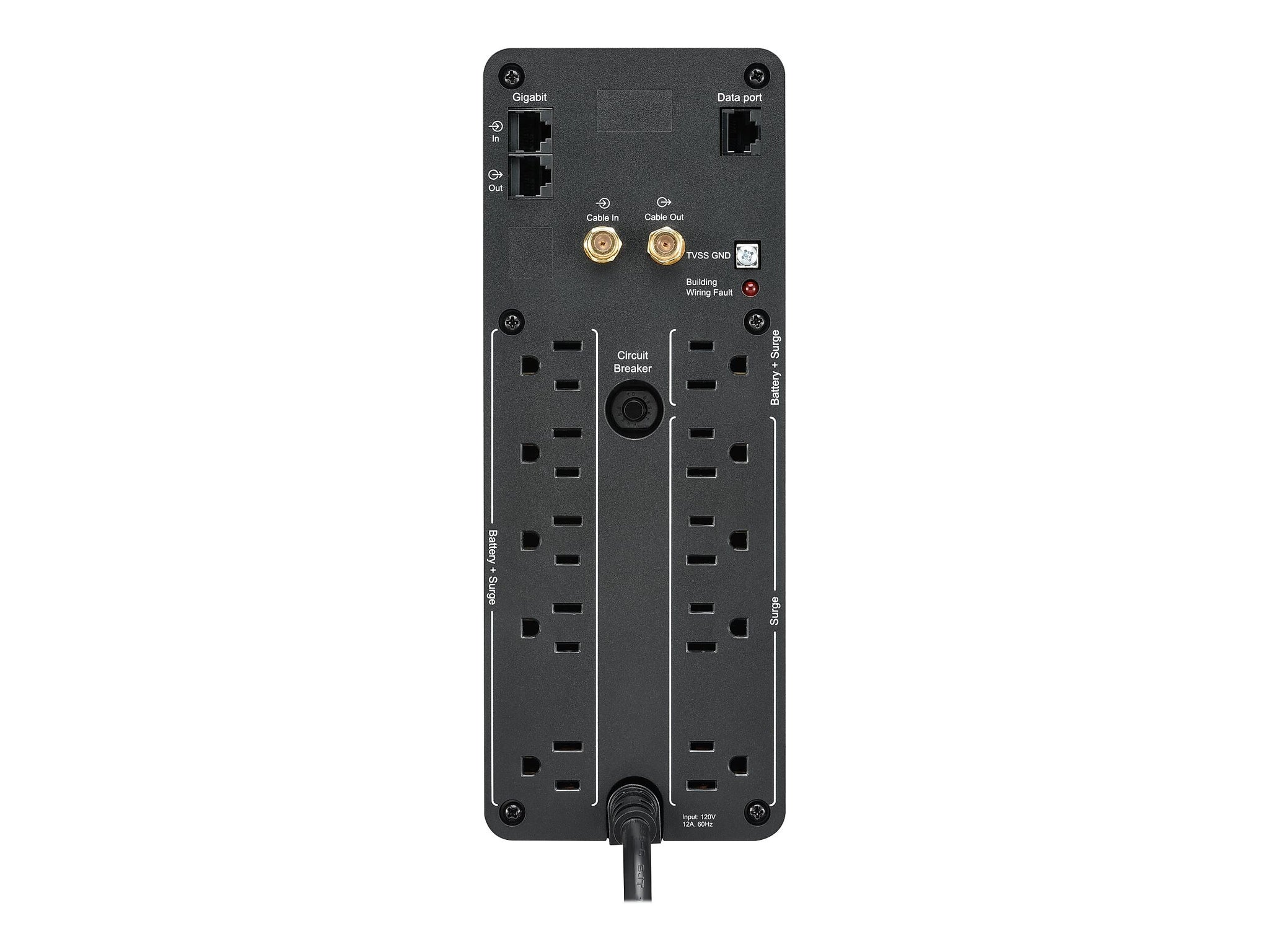 APC Back-UPS Pro 1500VA Battery Backup and Surge Protector, 10-Outlets, Black