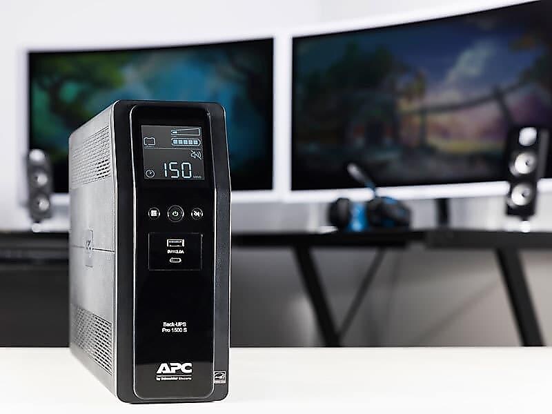 APC Back-UPS Pro 1500VA Battery Backup and Surge Protector, 10-Outlets, Black