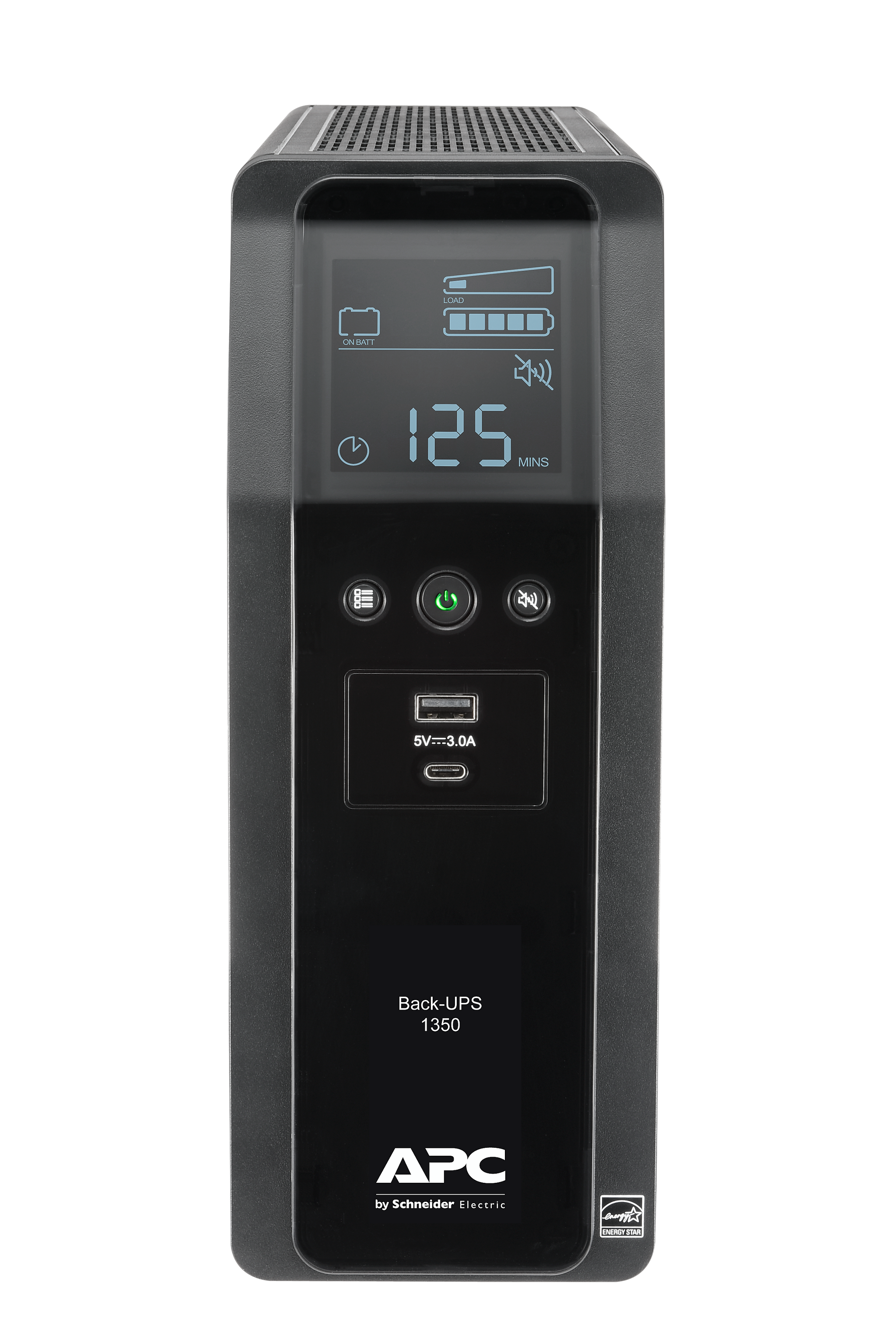 APC Back-UPS Pro BN 1350VA/810 Watts, 10-Outlets, 2 USB Ports, Black