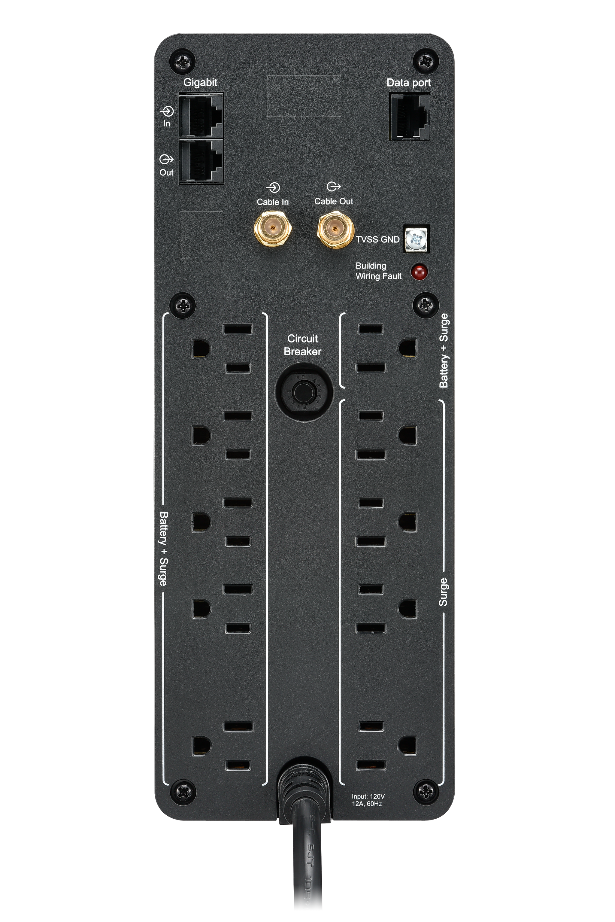 APC Back-UPS Pro BN 1350VA/810 Watts, 10-Outlets, 2 USB Ports, Black