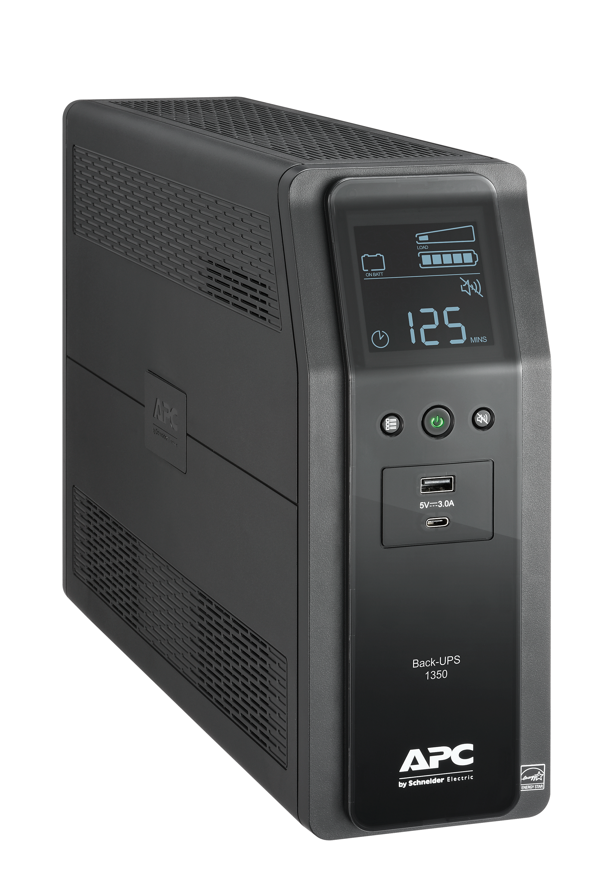 APC Back-UPS Pro BN 1350VA/810 Watts, 10-Outlets, 2 USB Ports, Black