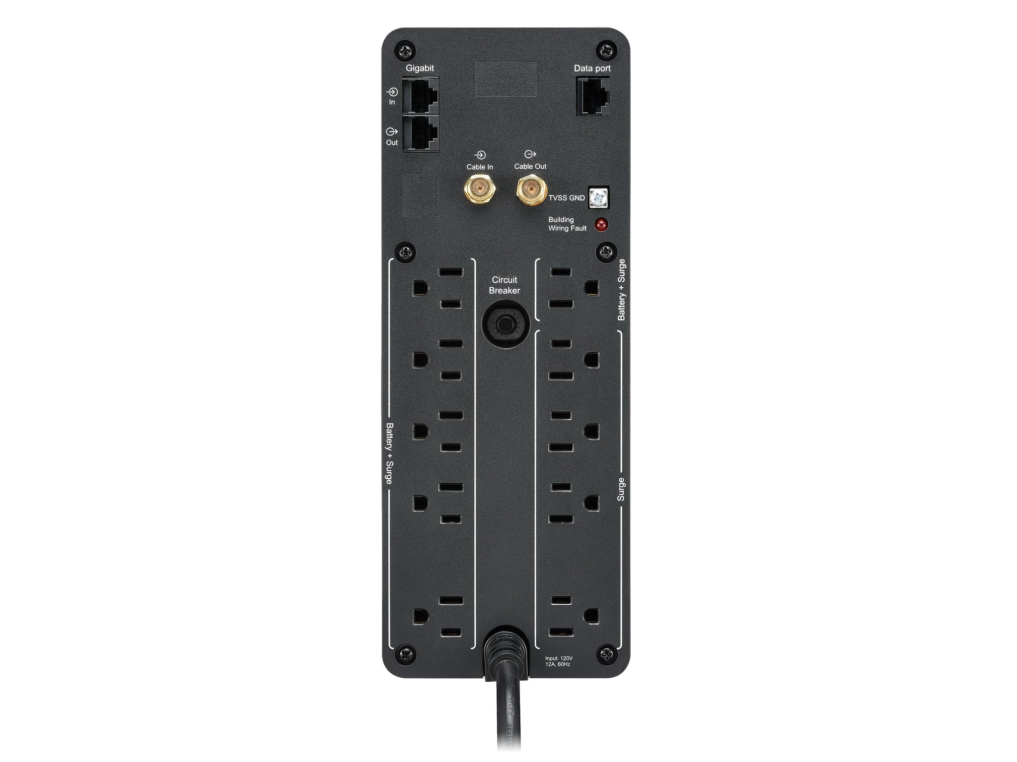 APC Back-UPS Pro BN UPS, 1500VA, 10 Outlets, 2 USB Charging Ports, AVR, LCD interface Black