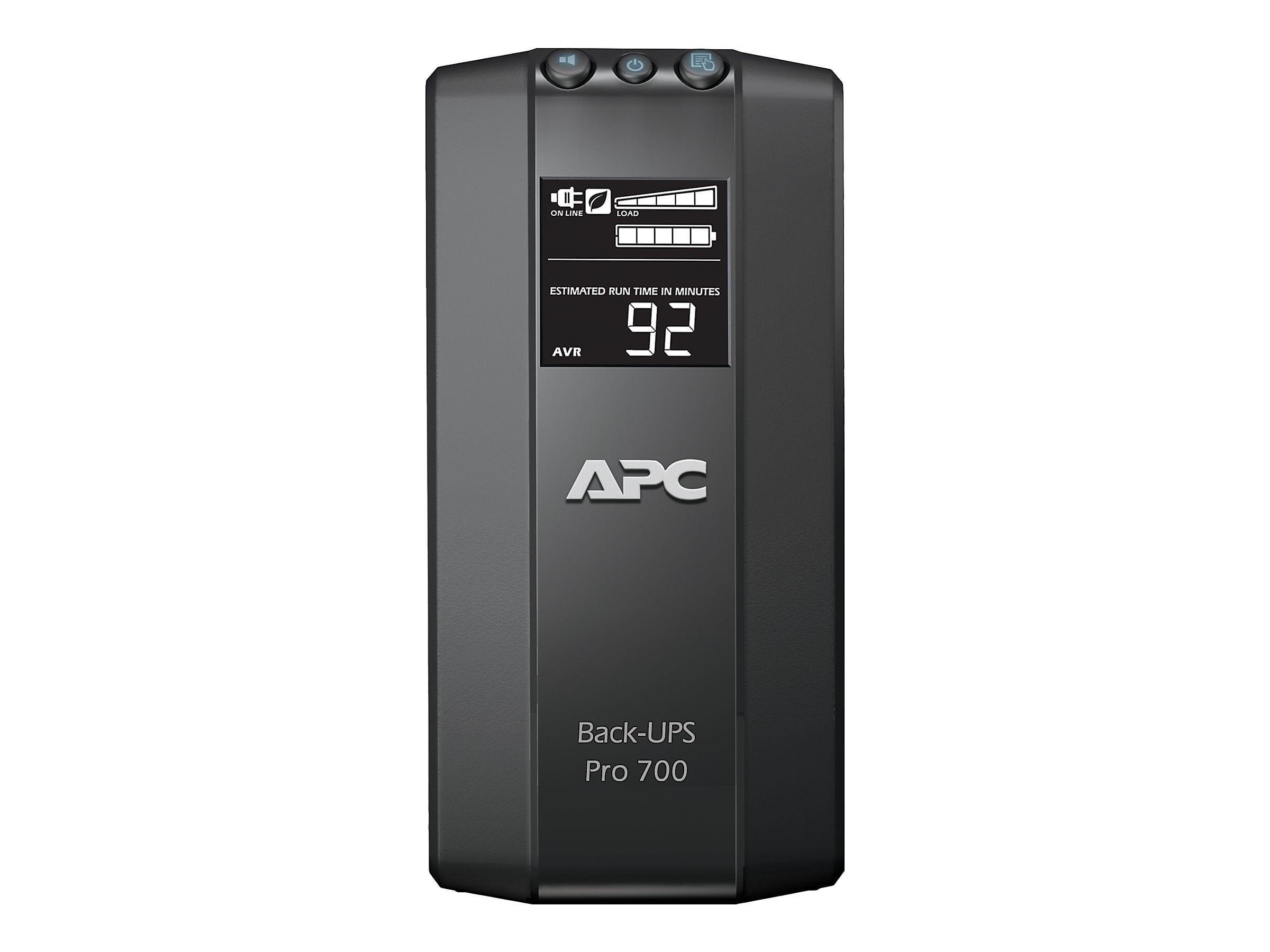 APC Power-Saving Back-UPS Pro 700VA Battery Backup , 6-Outlets, Black