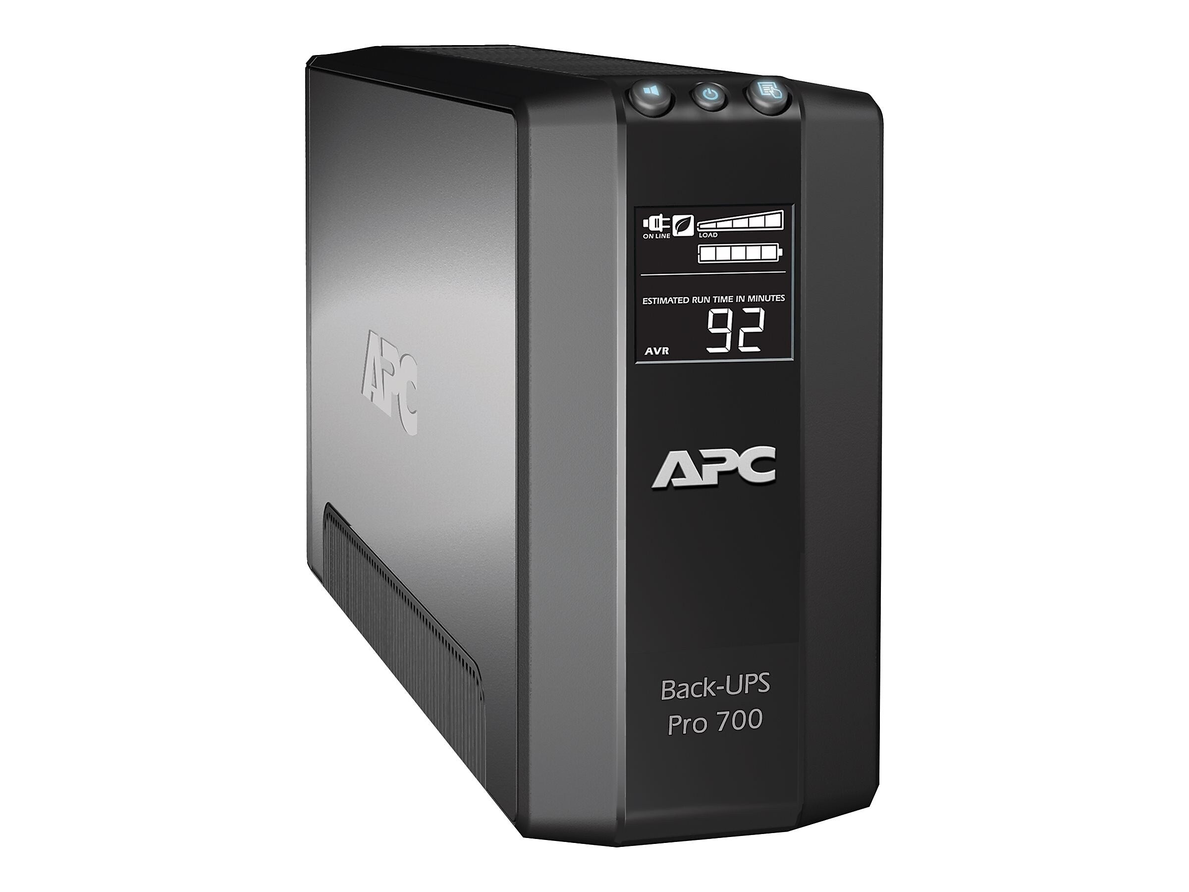 APC Power-Saving Back-UPS Pro 700VA Battery Backup , 6-Outlets, Black