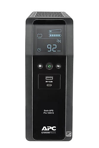 APC Series 1000VA Battery Backup UPS, 10-Outlets, Black