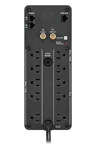 APC Series 1000VA Battery Backup UPS, 10-Outlets, Black