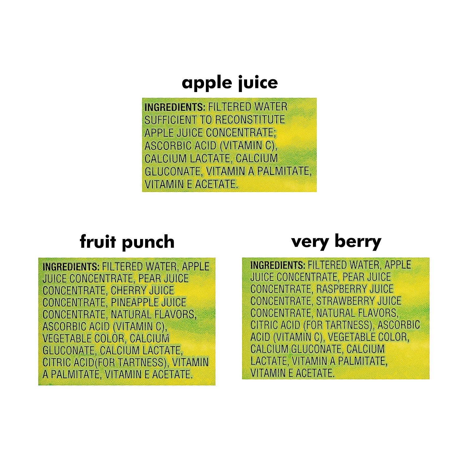 Apple & Eve Juice Variety Pack, No Sugar Added, 6.75 oz., 36/Pack