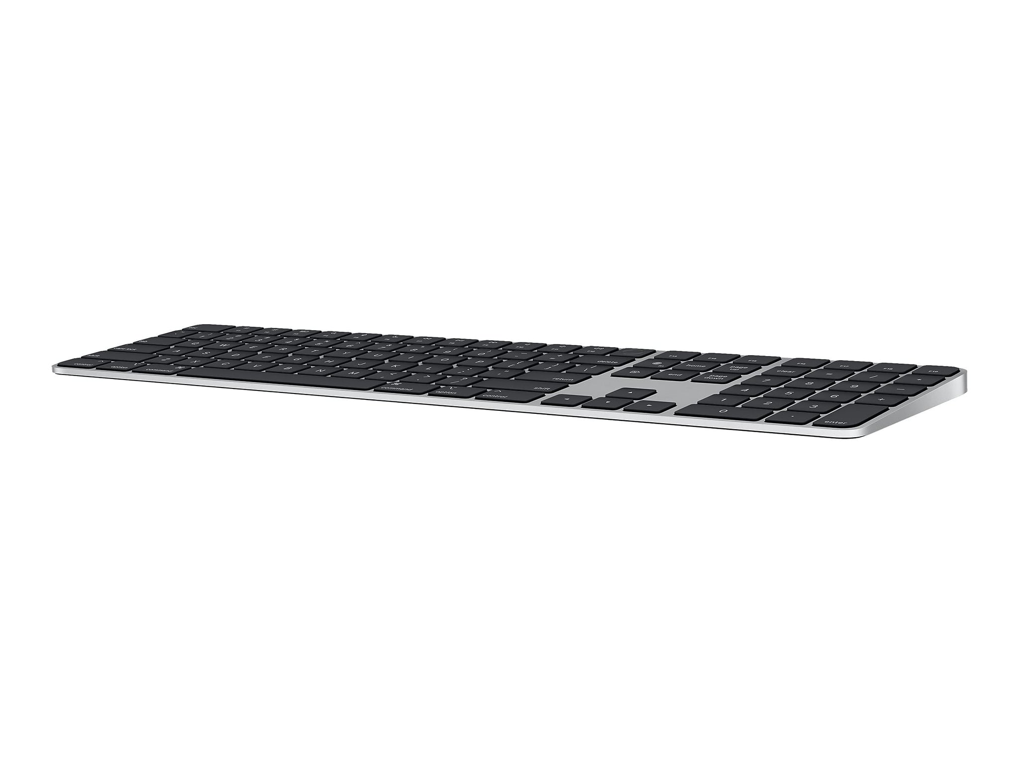 Apple Magic Keyboard with Touch ID and Numeric Keypad Wireless, Silver/Black Keys